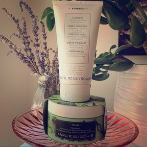 Korres Cleanser and Guanabana Body Butter